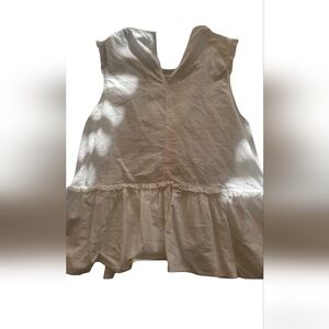 Zara Elegant White Sleeveless Top